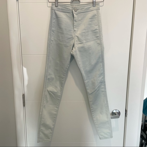 ASOS Rivington Bleach Blue Jeggings - Picture 2 of 2